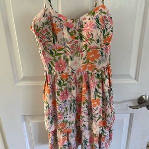 super cute flower flow dress